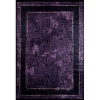 Our stylishly designed and high quality carpet will change the atmosphere of your home. It is antibacterial and antiallergic. It is non-slip. It does not produce lint and dust. Bungalow Rose Rug Size: Rectangle 4'7" x 6'7" | Purple Rectangle 4'7" x 6'7" Area Rug - Bungalow Rose Giannini Cotton Indoor / Outdoor Area Rug w / Non-Slip Backing 78.0 x 55.0 x 0.4 in black / gray / indigo / redRecycled P.E.T. / Polyester / Cotton | Wayfair