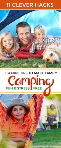 Super Genius Camping Tips to Make Camping with Kids Fun, Easy and Stress-Free! Tips to Organizing your Camping Trip, Setting up a Kid-Friendly Campsite, What to Bring When You Camp with Kids and How to Prepare. Campsite Safety When You have Kids Camping & Kid-Friendly Camping Food Hacks. Have a Memorable Family Camping Experience #campingwithkids #toddlercamping #familycamping #takingkidscamping