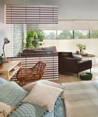 Exclusive woods crafted to perfection. Wood is a key element in @wood_washi products, with inlays available in various high-quality types. The tiltable #blinds of the Slides system are made from solid #wood.  
#architonic #curtainsystem #curtains #screens #screen #interiordesign #interiors #curtains #venetianblinds #woodblinds #roomdecor #homedecor #interiorideas #privacyscreen #interiorinspiration #windowtreatment #contemporaryinterior #moderninterior