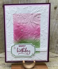 Spotlight Embossing ~ Embossing Folder Technique # 2 – Cindy's Corner