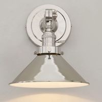 Banner Swing Arm Bath Sconce - Metal Triangular - Shades of Light