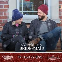 Christmas Fridays continue with Emily Osment and Casey Deidrick starring in “A Very Merry Bridesmaid.” 🎄 Only on Hallmark Channel, where love happens.