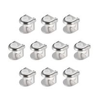 Glass Shelf Brackets Glass Clamp Clip Shaft Mount for 5-8mm , Type-03, 10 Pcs - Type 02, 10 Pack