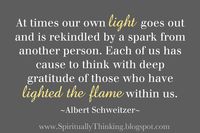 At times our own light goes out......