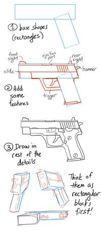 Anonymous asked you: How did u get so good at drawing guns, and how long have u been drawing them?