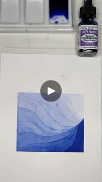 41K views · 4.6K reactions | Love this blue! ... #krystinmannart #watercolor_daily #modernwatercolor #watercolorartist #colorcompanion #gradient #ombré | Krystin Mann | Kristian Sonderlund · World of Water