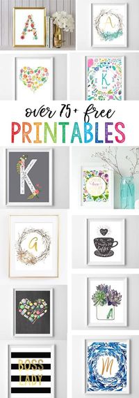 free printables for home | free printables | printable art | cheap decor | wall art ideas | cheap wall art