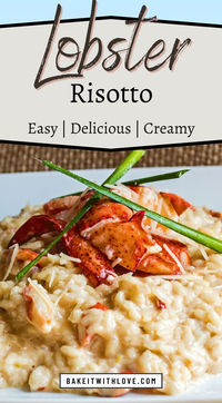 Experience the luxury of Gordon Ramsay's Hell's Kitchen with this Lobster Risotto recipe. Perfectly creamy with a rich lobster stock, it's a culinary delight. Enjoy the blend of Arborio rice, lobster meat, and mascarpone for a restaurant-quality meal. #GordonRamsay #HellsKitchen #LobsterRisotto #Risotto #Creamy #Lobster #RestaurantQuality #Arborio #Mascarpone #BakeItWithLove