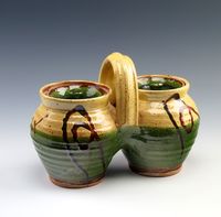 Clive Bowen Twin Condiment Pot