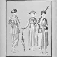 Fashion Plate - Les Elegances Parisienne - 1918