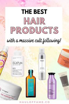 We've worked hard to research and gather the absolute BEST hair products of all time that will give you the dreamiest hair ever! Whether you're on the hunt for the best hair products for fine hair, curly hair, frizzy hair, wavy hair, dry hair or if you're just looking for the best hair products for damaged hair or for hair growth, we've got you covered right here at Haul of Fame! Here's to good hair days, everyday! Hair Products For Damaged Hair, Products For Damaged Hair, Best Hair Conditioner, The Best Hair Products, Fine Thick Hair, Grey Hair Coverage, Best Hair Products