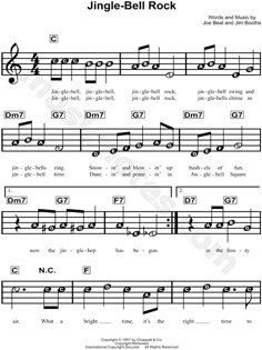 the jungle bell rock sheet music