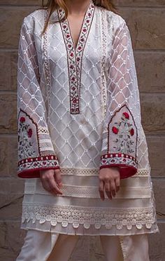 Loops Neck Design, Kurtis Ideas, Best Kurtis, Designed Dresses, Cloth Collection, Eastern Dresses, Designer Formal Dresses, Ethnic Suit, Lace Dress Design