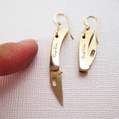 Knife Earrings, Chatelaine, Bijoux Diy, Piercing Jewelry, Bling Bling, Peta, Cute Jewelry, Things To Buy, Body Jewelry