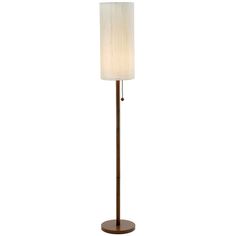 Pull Chain, Walnut Finish, Fabric Shades, Studio Apartment, Light Shades, On Off, Linen Fabric, The Hamptons, Floor Lamp