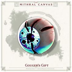 the cover art for mittral canvass's new album, gouge's gift