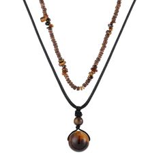 PRICES MAY VARY. Boho Necklace:This layered necklaces for women consists of 2 separated vintage necklace.These bohemian necklaces are made of high quality tiger eyes stone,coconut shell,wooden beads and leather wax thread.They are durable and reliable, not easy to break. Surfer Necklace Size:The beach surfer necklace length is 17.7" with 2.7" adjustable chain.The tigers eye necklace length is 19.6 inches+2.7 inches. Applicable Occasions:These boho beaded necklace features a classic hawaiian styl Boho Accessories Necklaces, Boho Layered Necklaces, Threaded Necklace, Boho Necklace Layering, Hawaiian Surfer, Layered Necklaces Boho, Boho Beaded Necklace, Earthy Necklace, Hawaiian Necklace