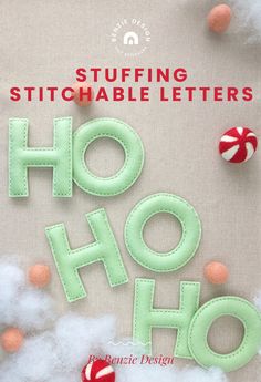 an image of the words stitchable letters and candy canes