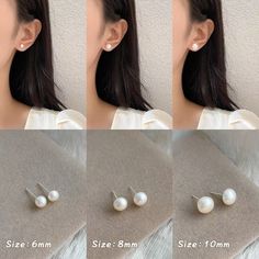 Classic everyday simple natural pearl stud earrings. We chose the top quality ivory oblate round pearls, every pearl is natural with beautiful real shimmery. A must-have minimalist ear jewelry for any outfit and any occasions. 💎 Features: ♥ Handmade Jewelry ♥ Main Stone: real natural ivory pearl ♥ 6mm/8mm/10mm pearl options available ♥ Push back closure ♥ Hypoallergenic, good for sensitive skins 🎁 Packing & Shipping: ♥ All our jewelry will be shipped with beautiful gift wrap packaging ♥ Handwrite gift notes/cards available upon request ♥ SAME DAY& FREE US Domestic Shipping available ♥ International customers: We ship worldwide! But we are not responsible for customs duties/taxes if any. 💎 Thank you for your support of my small shop! Feel free to convo me if you have any questions, I am Minimalist Round Pearl White Earrings, Everyday Hypoallergenic Pearl White Pearl Earrings, Minimalist Round Pearl Earrings, Everyday White Round Pearl Earrings, Minimalist Hypoallergenic Pearl White Pearl Earrings, Minimalist Hypoallergenic Pearl White Earrings, Delicate Hypoallergenic Round Pearl Earrings, Hypoallergenic Delicate Round Pearl Earrings, Dainty Round Pearl Earrings