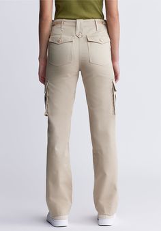 The high rise and pillar legs of our Jane pants are combined with casual cargo pockets to offer a casual look. They are sure to flatter virtually any shape and add an eye-catching edge to any ensemble. High-rise Cargo Pants With Pockets For Spring, High Rise Cargo Pants With Pockets For Spring, High Rise Cargo Pants For Spring, High Rise Cargo Pants With Cargo Pockets For Spring, Beige Straight Leg Cargo Pants With Flap Pockets, Fitted Wide Leg Bottoms With Flap Pockets, Beige Cargo Jeans With Side Pockets, High Waist Cargo Jeans With Flap Pockets For Workwear, High Waist Cargo Jeans For Workwear With Flap Pockets