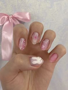 Belle Nails, Hello Nails, Grunge Nails, Pretty Gel Nails, Soft Nails, Dream Nails, Cute Nail Designs, Funky Nails, Pretty Acrylic Nails