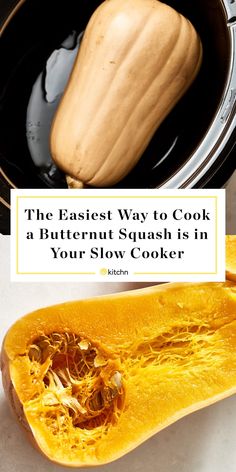 the fastest way to cook a butternut squash in your slow cooker is with this recipe