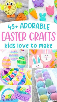 easter crafts for kids to make with the words, 45 adorable easter crafts kids love to make