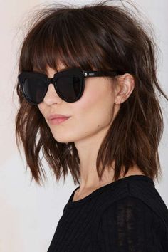 Love this edgy fringe look? Recreate it without cutting your hair with the Clip-In Bang, available at ULTA Beauty. Bob Lung, Long Bobs, Gym Ideas, Long Bob Hairstyles, Hair Inspo Color, Long Bob, Shoulder Length Hair, Hair Today