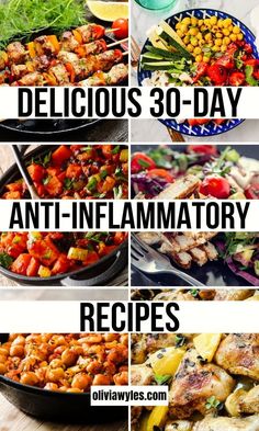 the ultimate 30 - day anti - inflamatory recipes