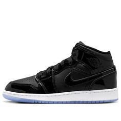 (GS) Air Jordan 1 Mid SE 'Space Jam' DV1337-004 Air Jordan 1 Mid Se, Space Jam, Air Jordan 1 Mid, Jordan 1 Mid, Sneaker Collection, Air Jordan 1, Jordan 1, Air Jordan, Air Jordans