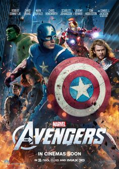 the avengers movie poster with many characters