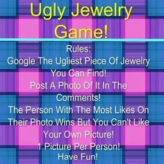 the ugly jewelry game is shown in this screenshot