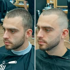 Buzzcut For Balding Men, Shaved Head Men, Buzzcut Men Fade, Men Short Hair Fade, Buzz Cut Styles, Haircuts For Balding Men, Buzz Haircut, Balding Mens Hairstyles