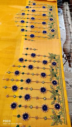 Simple Hand Aari Work Designs, Aari Work Neck Design For Blouse, Aari Work Blouse Wedding Simple, Very Simple Aari Work Blouse Design, Aari Work Designs, Maggam Designs, Magam Work, Maggam Blouse, Aari Design