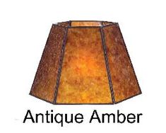 Antique Amber Mica Hexagon Lamp Shades Homey Touches, Antique Brass Frame, Antique Lamp, Glass Lamp Shade, Antique Lamps, Lamp Parts, Antique Lighting, Custom Lighting, Brass Frame