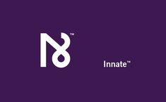 Logo design for Innate(N8), I love the visual pun here. Apostrophe Logo, Water Bottle Label Design, Visual Puns, Bottle Label Design, Logo Mark, Identity Logo, Letter Logo, Creating A Brand, Design Agency