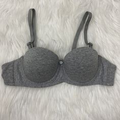 New Shein Large Gray Adjustable Strap Padded Underwire Bra. New Shein Gray Large Bra. This Item Is New, Never Worn, But Please Note Their Bras Do Not Come With Tags Attached. Size Is Largelikely To Fit A C Cup. Please Message With Any Questions Beforehand As We Cannot Accept Returns On This Item. Padded Cups Bra For Loungewear, Fitted Padded Bra For Loungewear, Gray Underwire Bra With Padded Cups, Stretch Padded Cup Bra For Loungewear, Stretch Bra With Padded Cups For Loungewear, Stretch Padded Bra For Loungewear, Large Bra, Sleep Wear, C Cup