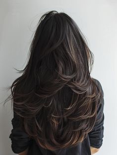 Trending Layered Haircuts for Long Hair in 2024 Layered Hair With Volume, Cute Long Haircuts For Thick Hair, Layered U Haircut, Women Haircut Long Hair, Volumous Layered Hair, Long Length Layered Hair, Long Hair Haircuts Women, Long Layers From The Back, Long Layered Haircuts Volume