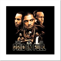 Paid In Full -- Choose from our vast selection of art prints and posters to match with your desired size to make the perfect print or poster. Pick your favorite: Movies, TV Shows, Art, and so much more! Available in mini, small, medium, large, and extra-large depending on the design. For men, women, and children. Perfect for decoration. Motocross Stickers, Owl Decal, Beard Ideas, Hip Hop Artwork, Copperplate Calligraphy, Germany Flag, Paid In Full, Shirt Design Ideas, Black Celebrities