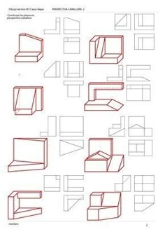 the diagram shows how to draw an object with different shapes and sizes, including rectangles