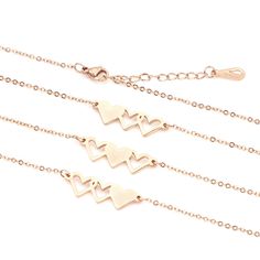 PRICES MAY VARY. ROSE GOLD Three Friend Heart bracelet, Friendship Bracelet For 3, 3 Sister Jewelry Gift These dainty heart bracelet will make the perfect personalized, wearable meaningful gift on any occasion for your 3 sisters, best friends. Each necklace has a solid heart,(Necklace size: heart size is 9mm, thickness is 1.5mm, necklace length is 45+5cm)--(Bracelet size: heart size is 9mm, thickness is 1.5mm, bracelet length is 15+3cm) Price is for a set of THREE.Material: Stainless steel 60 Da Friend Heart, Sisters Best Friends, Best Friend Bracelet, Friend Bracelet, Best Friend Bracelets, Three Hearts, Friendship Necklace, Sister Bracelet, Sunflower Jewelry