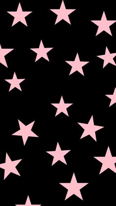 the stars are pink and black in color