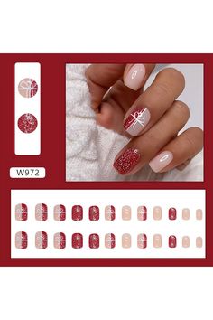 LPOODDNU 24 Pcs Christmas Press on Nails Short Christmas Square Fake Nails Cute Red Christmas Glue on Nails Red Christmas Stick on Artificial Nails for Women Manicure Tips Decorations Nails Short Christmas, Nails Red Christmas, Christmas Press On Nails, Christmas Nails Diy, Nails Cute, Manicure Tips, Diy Fashion Accessories, Gift Box Design