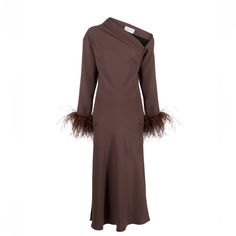 Excellent Condition. A Unique Piece For Your Events Wardrobe. Worn Only Once. Comfortable And Easy To Wear. Truly A Very Special Dress. Elegant Brown Asymmetrical Midi Dress, Formal Asymmetrical Dress For Fall, Elegant Asymmetrical Dress For Fall Formal, Elegant Asymmetrical Dress For Formal Fall Events, Formal Asymmetrical Midi Dress For Fall, Formal Asymmetrical Dress With Asymmetrical Neckline For Fall, Formal Fall Asymmetrical Dress With Asymmetrical Neckline, Elegant Asymmetrical Evening Dress For Fall, Brown Evening Dresses For Winter