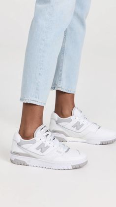 New Balance 550 Sneakers | Shopbop Cowhide Cushions, Casual Sneakers Women, New Balance Sneakers, New Balance Shoes, Sportswear Women, Sneaker Collection, Sneakers White, Casual Sneakers, Gq