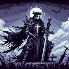 dark fantasy Dark Souls Scenery, Dark Souls Profile Picture, Dark Fantasy Icon, Fantasy Dark Lord, Fantasy Pfp Aesthetic, Dark Fantasy Knight Art, Dark Lord Fantasy Art, Dark Fantasy Pixel Art, Looking Glass Knight