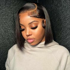 PRICES MAY VARY. 【100% Real Human Hair,No Blend】:Our Bob Wig Human Hair 13x4 Frontal Lace Wig Is 100% Unprocessed Brazilian Virgin Human Hair Material, Cut From A Young Girl Donor;Gorgeous Silky,Smooth,Soft,Stretchy,No Tangle,No Shedding,No Smell,Full And Thick, Reusable, Can Be Bleached,Permed,Dyed, Curled,Straighted, Easy To Style As Your Needs 【Removable Glueless Band,New Design】:Gluless Wigs Human Hair for Black Women,You Have 2 Ways To Install This Wear And Go Glueless 13x4 HD Lace Frontal Short Wig Styles, Frontal Lace Wig, Bob Weave, Trendy Bob Hairstyles, Bob Cut Wigs, Frontal Wig Hairstyles, Virgin Hair Wigs, Bob Lace Front Wigs, Frontal Hairstyles