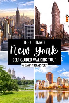 The Ultimate New York City Self-Guided Walking Tour! Nyc Walking Tour, New York Walking Tour, New York Tourist Attractions, Nyc Activities, Grad Trip, Iconic New York, New York Attractions, City Christmas