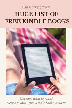 a person holding up a kindle book with the text, free kindle books