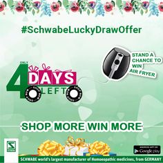 four days left to shop more win more at schwabe luckydraawoffer